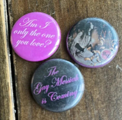 Rufus Wainwright Vintage Pins