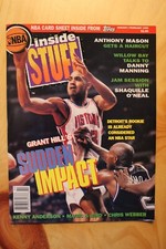 1995 Inside Stuff-Grant Hill-Detroit Pistons-Topps Cards-Coleman-Miller-Schrmpf