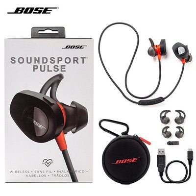 BOSE SoundSport Pulse Wireless Bluetooth Headphones - Black \u0026 Red  17817735322 | eBay