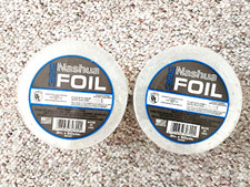 Qty  2 Rolls - Nashua 322 Foil Tape 3 Inch by 50 Yards -150 feet- 
