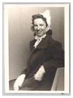 Woman In Coat Mittens & Hat Vintage Black & White Photograph