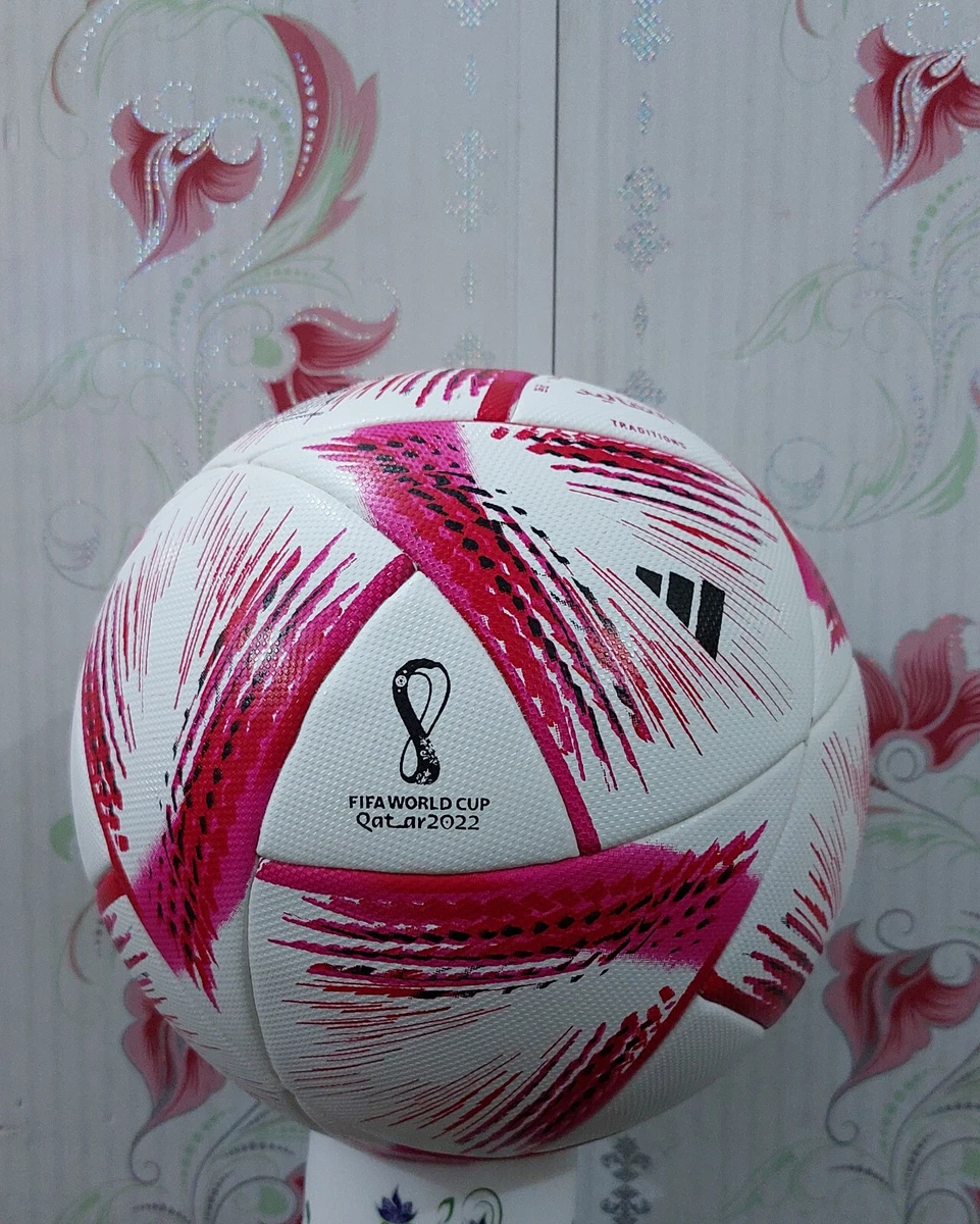 Red adidas soccer ball clearance