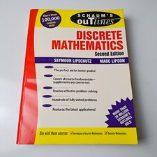 Math Textbook Schaums Outline of Discrete Mathematics Lipschutz Lipson