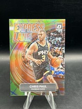 Chris Paul 2022-23 Donruss Optic Basketball Express Lane Lime Green Prizm /149