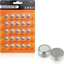 25x LR44 AG13 Button Cell Batteries 1.5V Alkaline Watch Toy Battery Pack