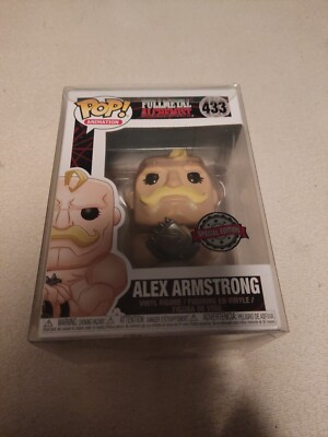 Funko Pop Figur Fullmetal Alchemist Alex Armstrong 433 Mit Protektor Anime