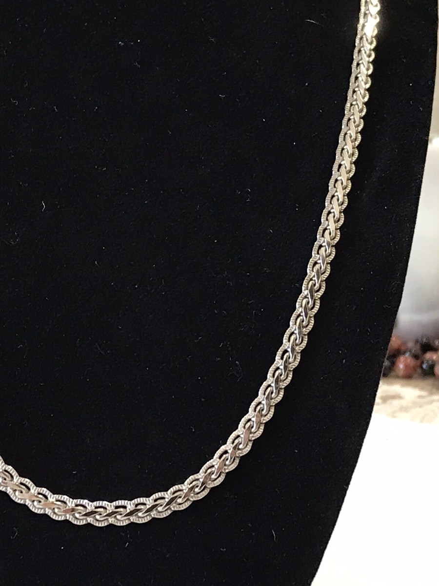 Stunning 925 Sterling Silver Long 24.5” Chain 5mm Necklace