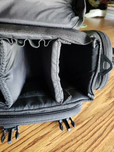 Kodak Camera Carrying Case Black Nylon Travel Bag With Worn Out Shoulder Strap - Picture 10 of 13