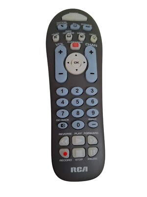 RCA RCR314WR 3-Device Big Button Universal Remote ~Tested Works