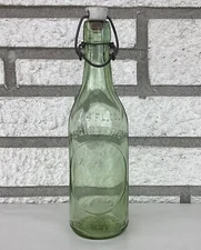 Antique CITRON GREEN Reichard & Weaver Pilsener Wilkes Barre PA Beer Bottle RARE