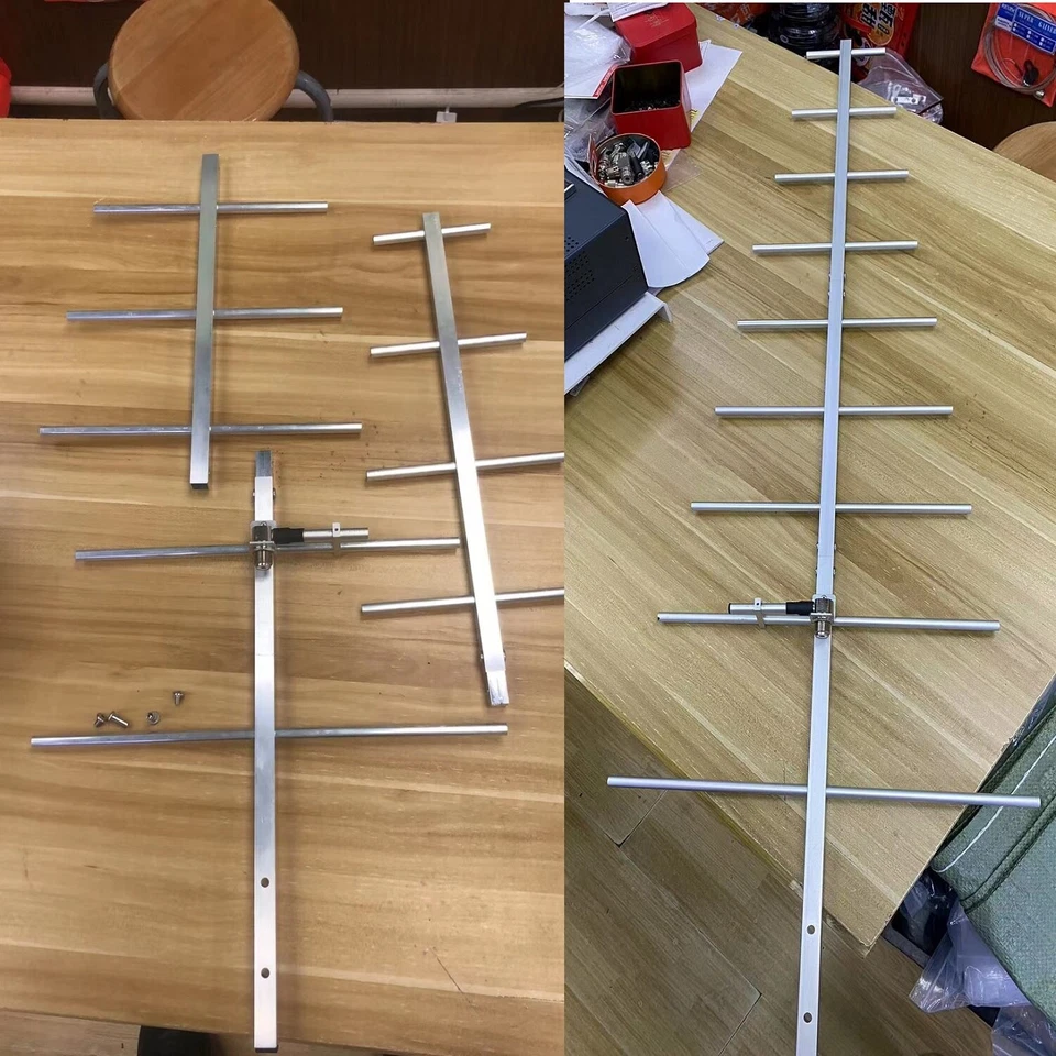 Антенна YAGI 9 элементов UHF 350-500 МГц SO239 мобильное радио повторитель базовая станция - Изображение 2 из 4