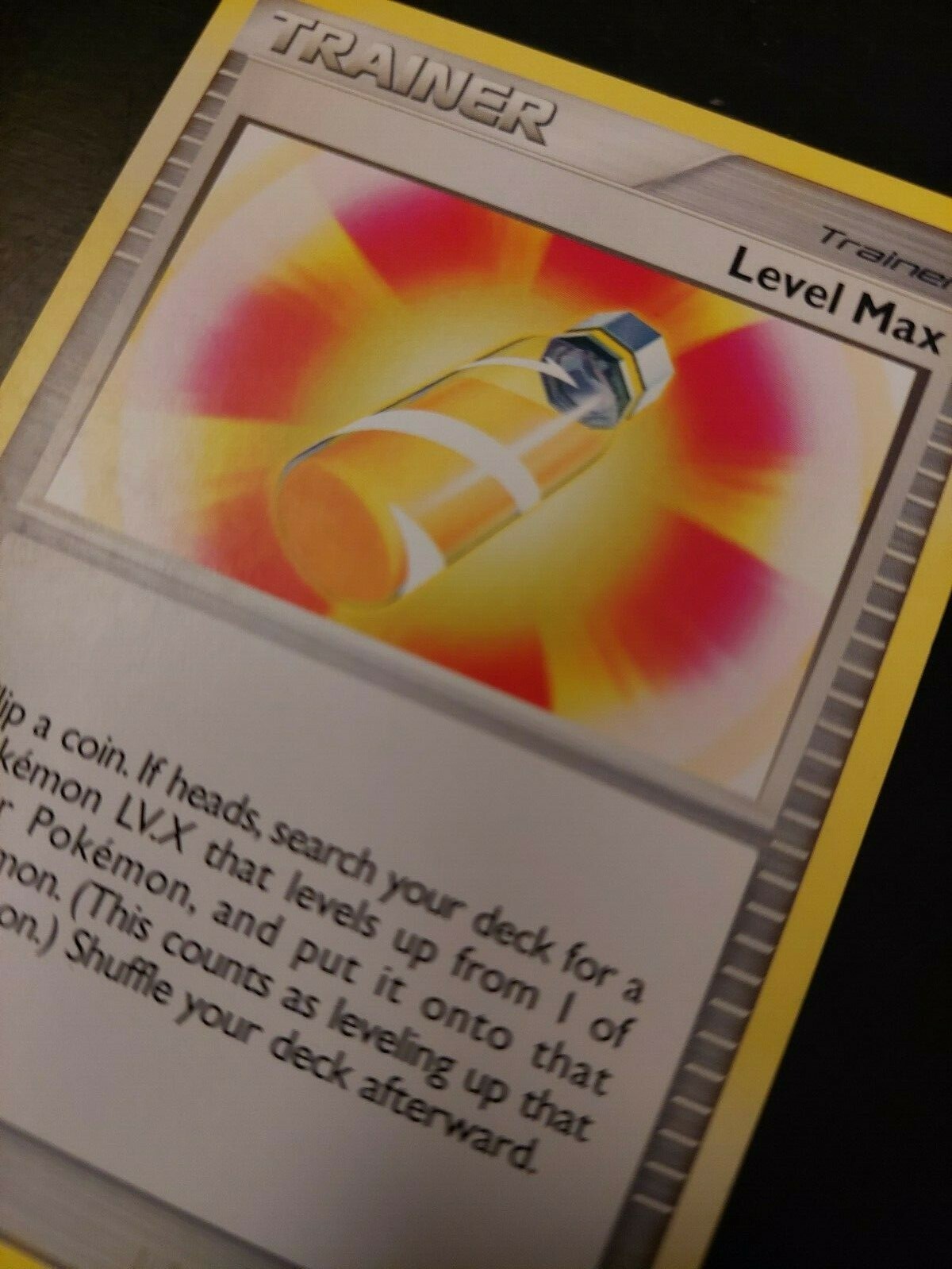 Level Max (107/127) Pokemon Trainer card