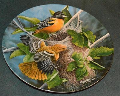 Knowles/Kevin Daniel Ltd Ed Plate: THE BALTIMORE ORIOLE