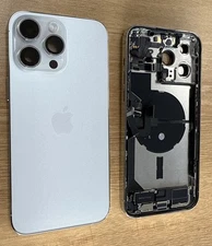 iPhone 14 Pro Max Silver White Back Housing Replacement Original OEM Grade B