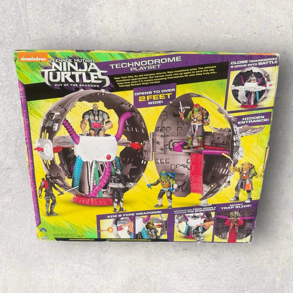 2016 TMNT Ninja Turtles Technodrome Playset Out of the Shadows Movie MIB RARE - Image 3 of 4