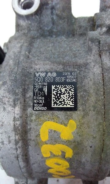 Compresor de aire acondicionado Volkswagen VW Golf GTI 15-19 2,0 litros gasolina Foto 3 de 4