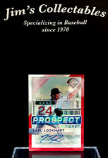 2024 Panini Prospect Edition Lael Lockhart Jr. #167 Red  Signatures Holo #/149
