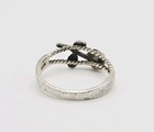Avon Sterling Silver Vintage Diamond Cut Rose Ring Size 8 — photo 7