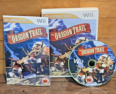 The Oregon Trail 40th Anniversary Edition Nintendo Wii Complete w/ Manual Tested