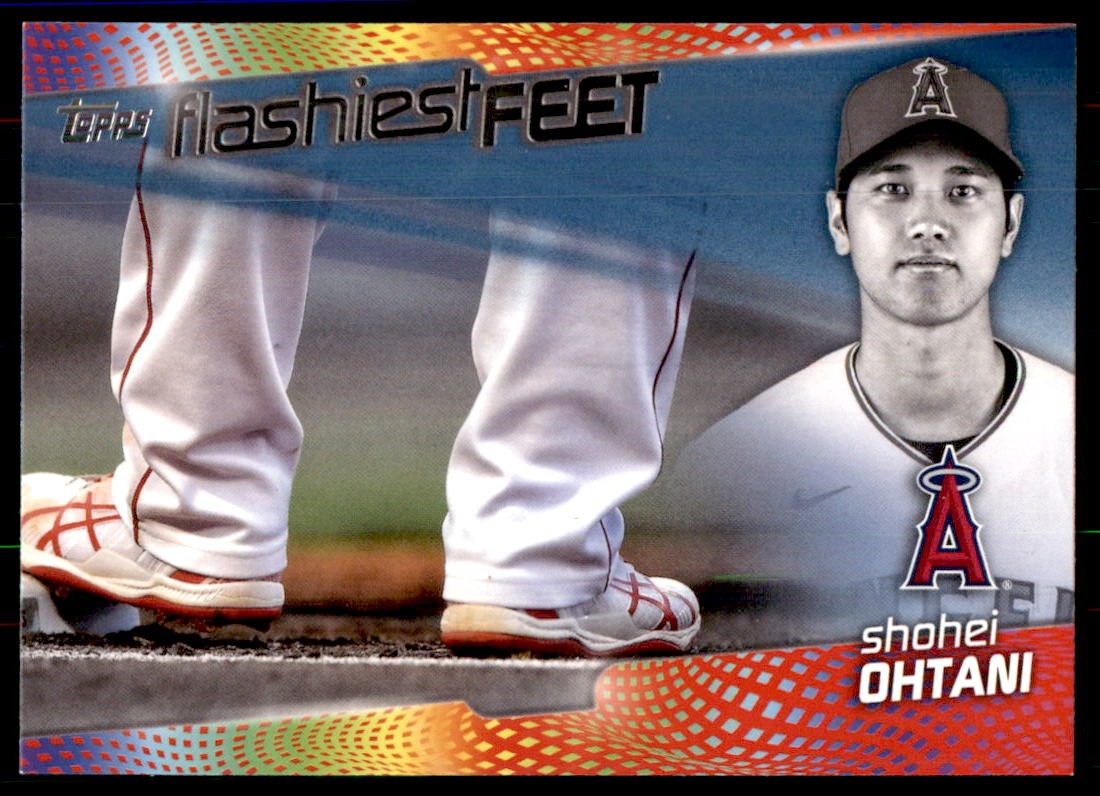 2022 Topps #FF-14 Shohei Ohtani Flashiest Feet Blue