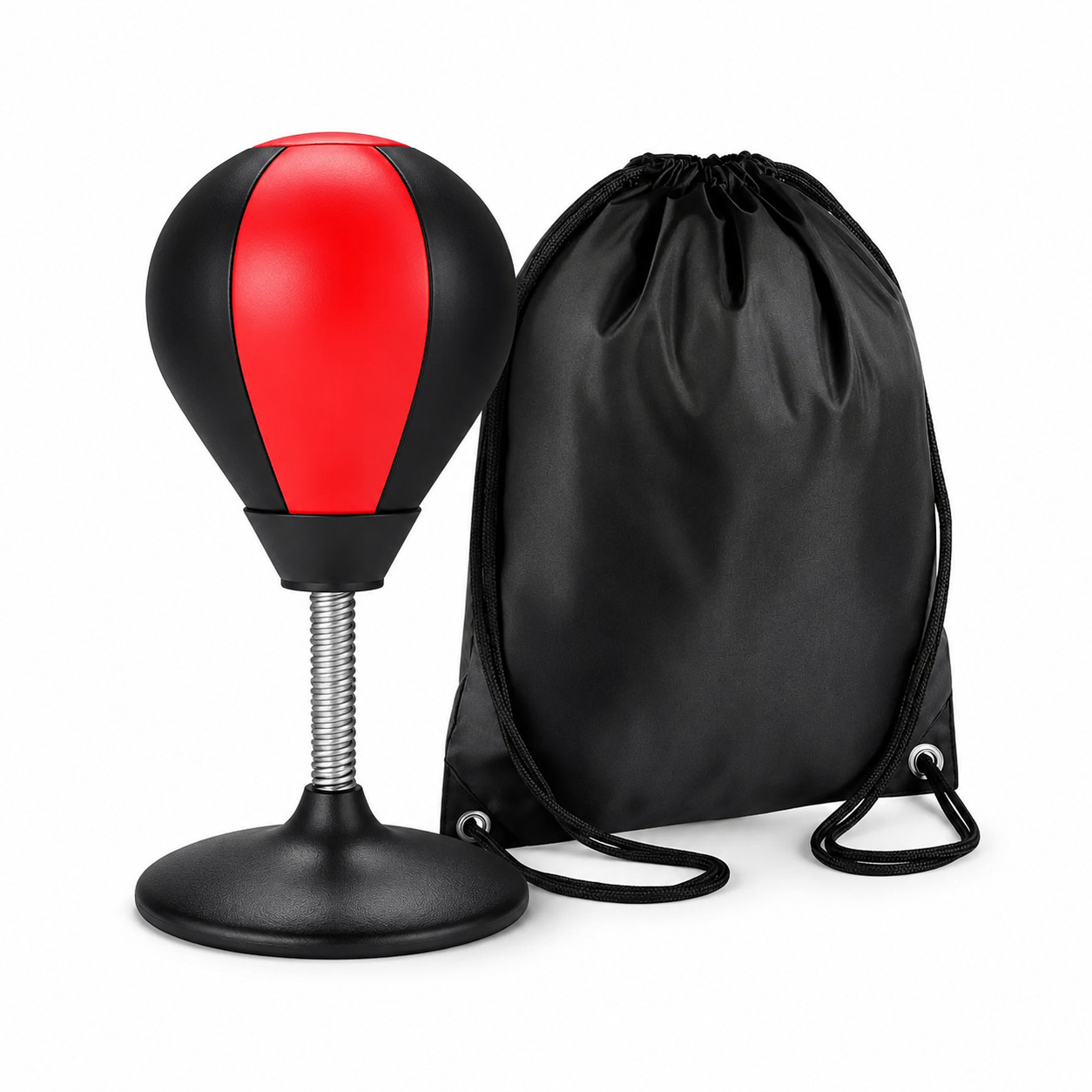 Desktop Punching Bag Stress Relief Suction Cup Office Desk With Carry Bag