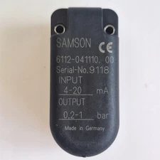 Samson 6112 I/P Electropneumatic Converter 4-20mA to 0.2-1.0 bar Series 430