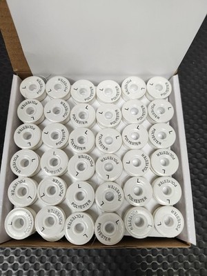 GUNOLD ENCORE BOBBINS - STYLE L - PAPER SIDED - WHITE [896L0100-B] NEW