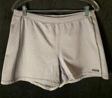 Athleta Lilac Athletic Shorts Women Size M MADE IN USA Streamed lined Fit