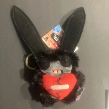 Fuggler Series 5 Keyring LOVE FUGG Lord Long Ears Rabbit Black Bagclip