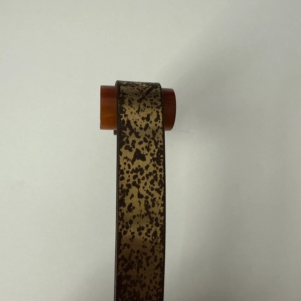 Juego de 6 tiradores de puerta de baquelita vintage decoración naranja caramelo Foto 2 de 4