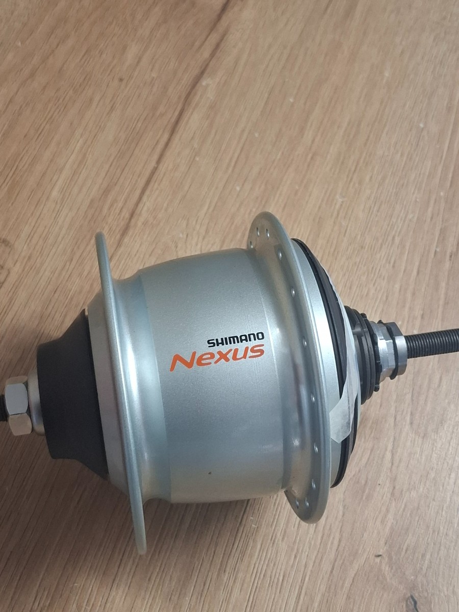 Shimano Nexus SG-C6001-8V 8-Speed Hub 36H 184mm Silver a Rim Brake Shimano Nexus SG-C6001-8V 8-Speed Hub 36H 184mm Silver a Rim Brake
