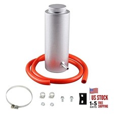 Universal 800ml Car Radiator Coolant Overflow Oil Catch Tank Cooling Silver