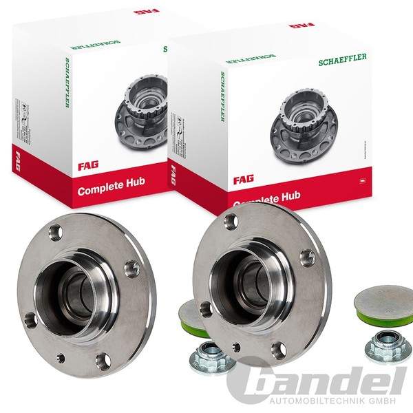 2X FAG RADLAGER-SATZ Hinten Passend FÜR Seat Inca VW Caddy Links+Rechts-image