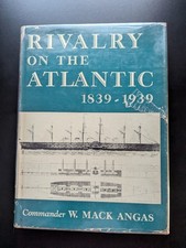 Rivalry On The Atlantic Angas 1939 Lee Furman HC Rare DJ Transatlantic Liners