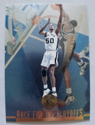1996-97 Upper Deck SP David Robinson Race for the Playoffs #141 Spurs