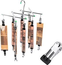 35Mm 120 Film Drying Hanging Rack, Stainless Steel Hanger Windproof with 10 Soft