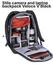 Manfrotto MB VELOCE V Luxury Camera Laptop DSLR Digital Backpack Bag Black Exc
