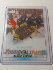 2019-20 Upper Deck - Young Guns Rasmus Asplund #475 Clear Cut (RC)