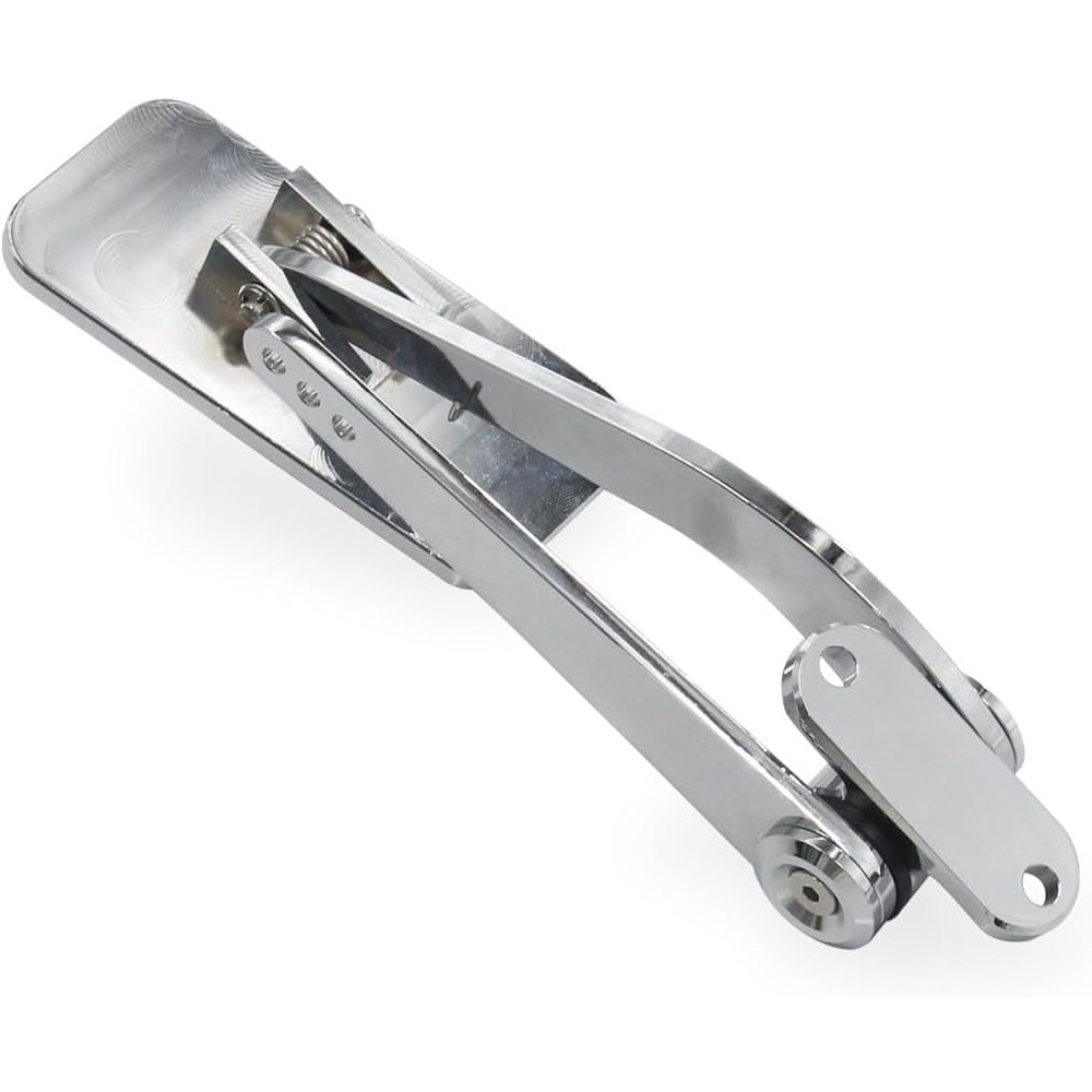 Universal Street Hot Rod Aluminum Gas Pedal & 24" SS Throttle Cable & Spring Kit