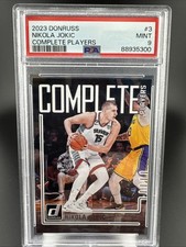 2023-24 Donruss Complete Players #3 Nikola Jokic - Denver Nuggets PSA 9