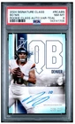 2024 Signature Class #RCABN Bo Nix Rookie Class Auto Variation Teal /225 PSA 8
