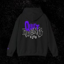 Quiet Racing Club - 2024 Halloween Limited Edition Purple Logo Unisex Hoodie