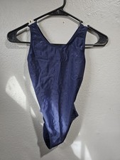 Girls One Piece SWIMSUIT Age 8 M In Blue