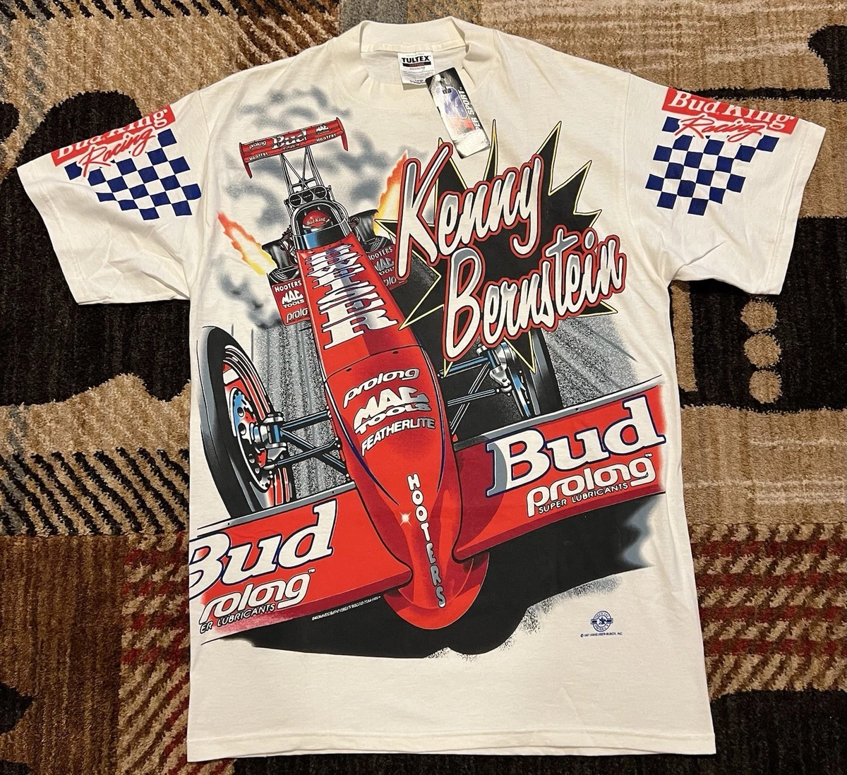 NHRA vintage 90s Kenny Bernstein Signed Bud King Aircraft Carrier