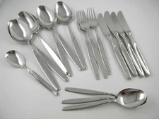 WMF Cromargan ROM 17 Pieces Stainless Steel Flatware