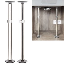 ST-2 Undermount Sink Brackets Stainless Steel Adjustable Support Sink Legs Insta
