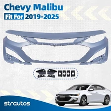 Fit for 2019-2024 2025 Chevrolet Chevy Malibu Front Bumper Upper Fascia Primed