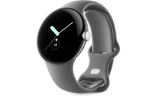 Google Pixel Watch 41mm - Silver Steel Case with Charcoal Band (Bluetooth Only)