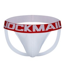 Jockstrap for Mens Underwear Mesh Breathable Athletic Supporter Large, 274red