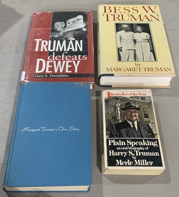 Lot Of 4 Harry Truman Books. Plain Speaking, Bess W Truman, Truman Defeats Dewey